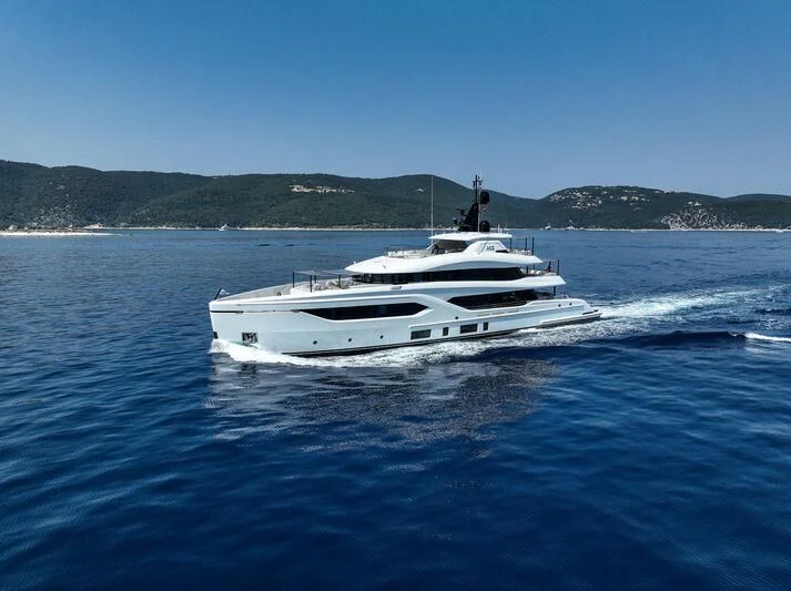 a boat on the water aboard ACE Yacht for Sale
