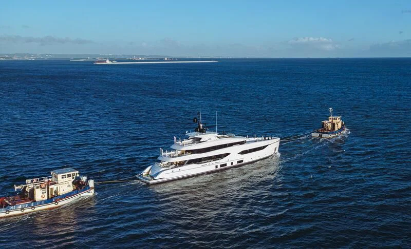 a group of boats in the water aboard ACE Yacht for Sale