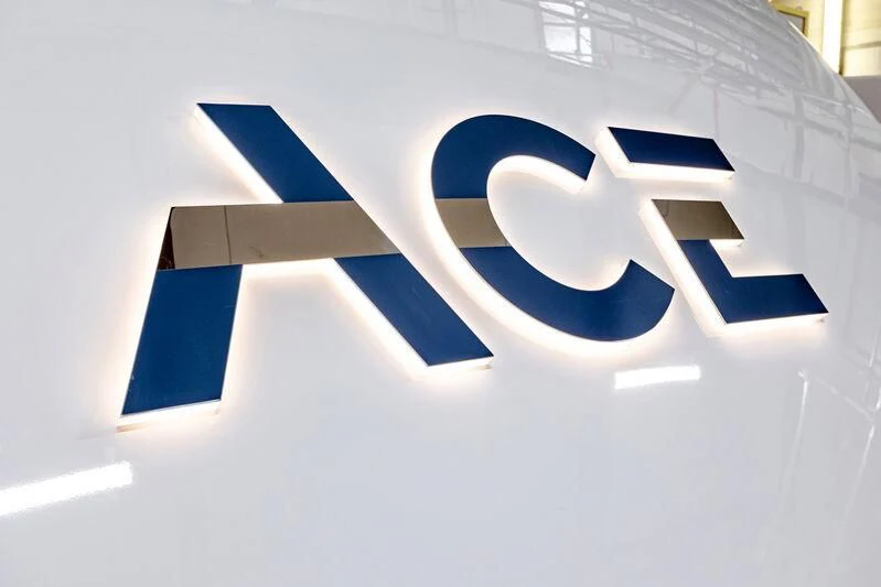 logo aboard ACE Yacht for Sale