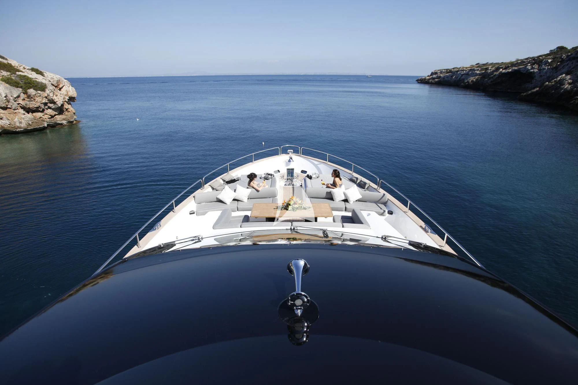 a boat with people on it aboard HIGH ENERGY Yacht for Sale