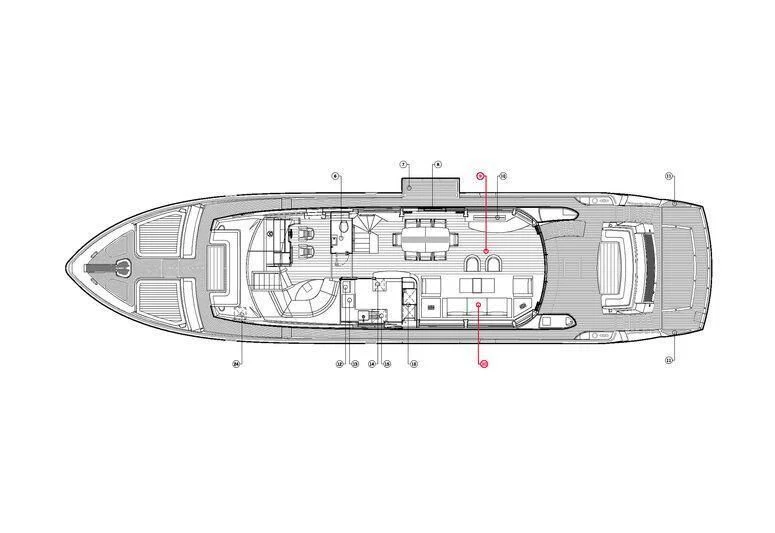 diagram aboard HIGH ENERGY Yacht for Sale