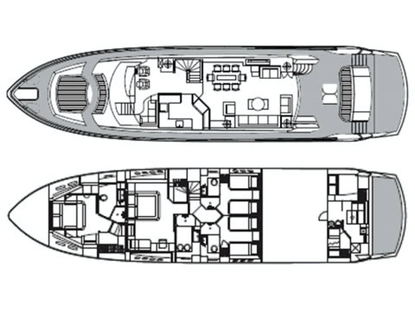 diagram aboard EXIMIUS Yacht for Sale