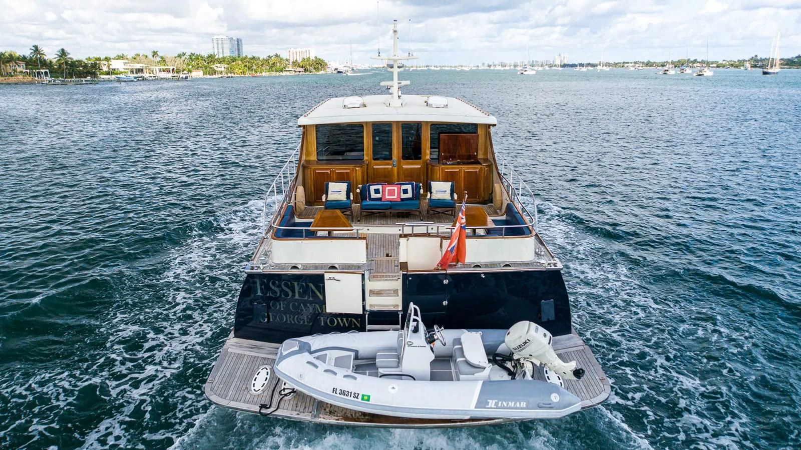 a boat on the water aboard 85 CLASSIC Yacht for Sale