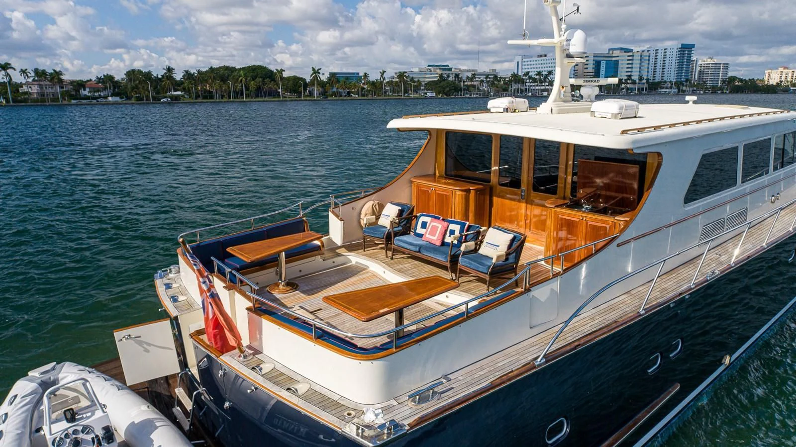 a boat on the water aboard 85 CLASSIC Yacht for Sale