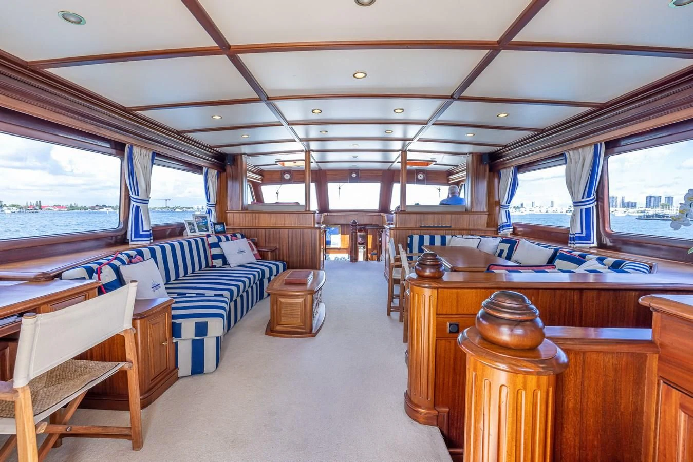 inside of a boat aboard 85 CLASSIC Yacht for Sale