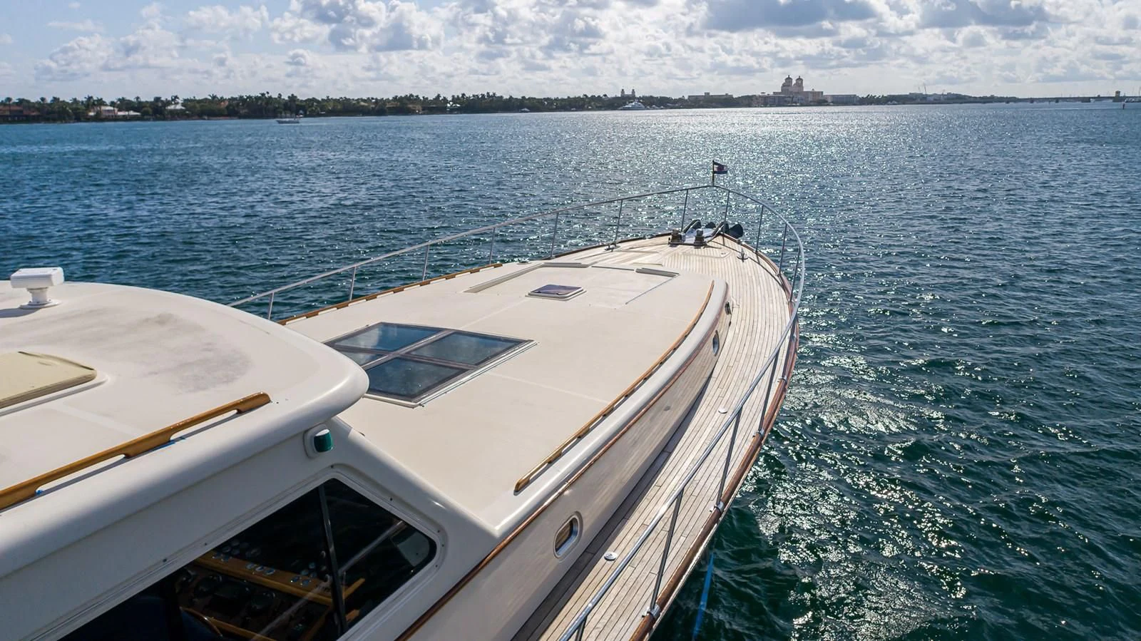 a boat on the water aboard 85 CLASSIC Yacht for Sale