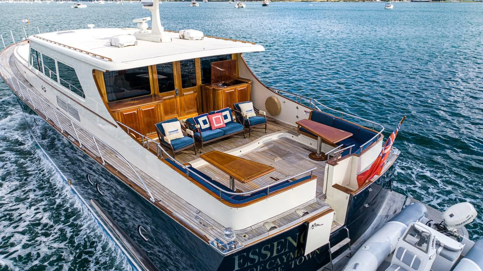 a boat on the water aboard 85 CLASSIC Yacht for Sale