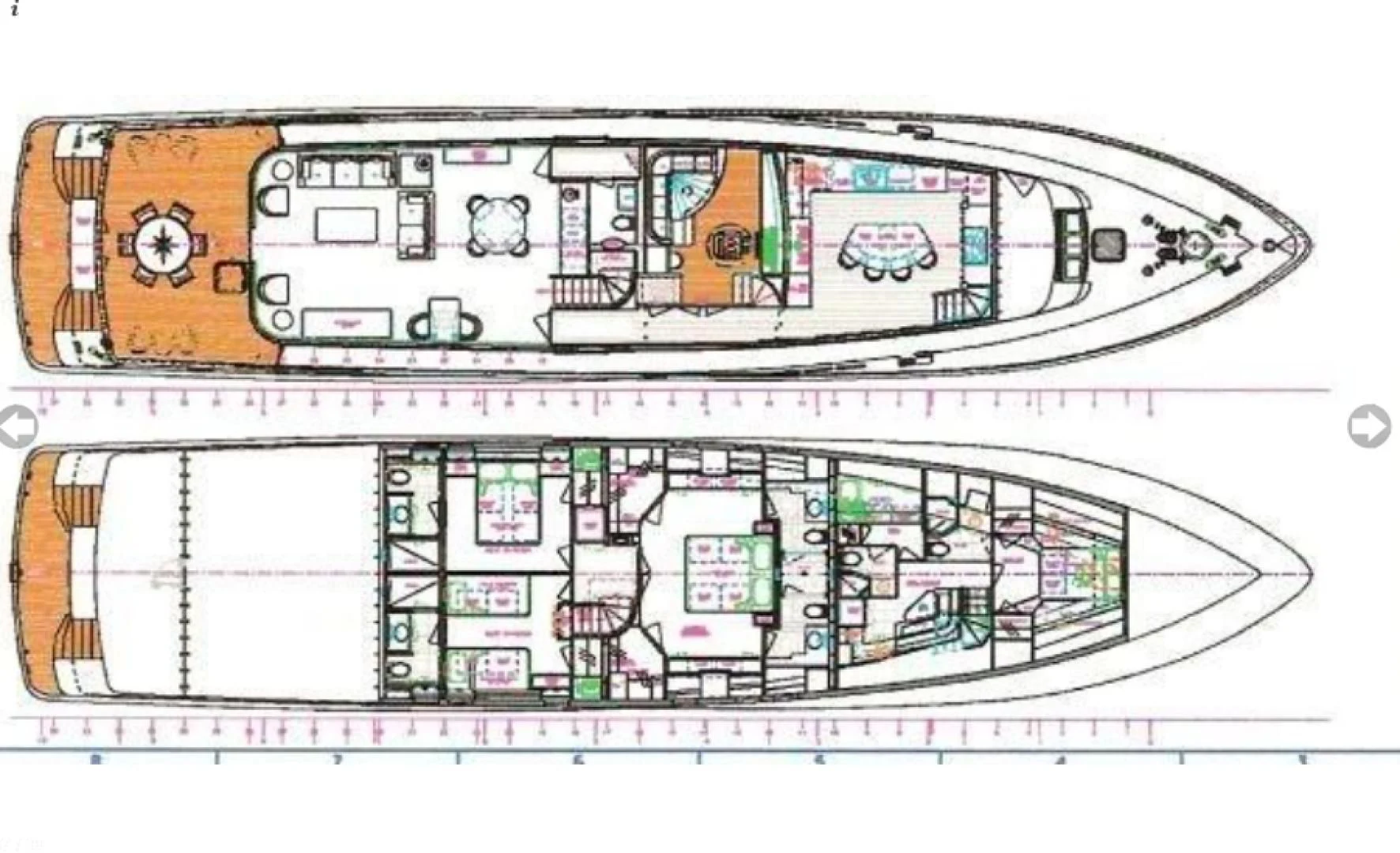 diagram aboard HAU TREE Yacht for Sale