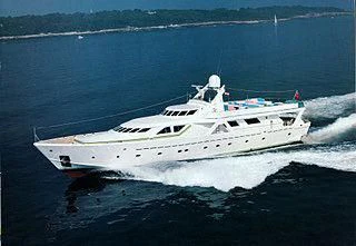 a ship on the water aboard MIDSUMMER Yacht for Sale