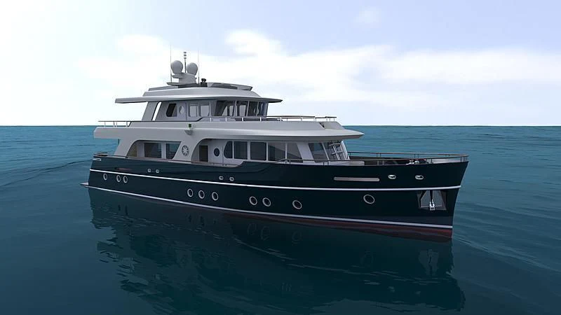a boat in the water aboard POSEIDON Yacht for Sale