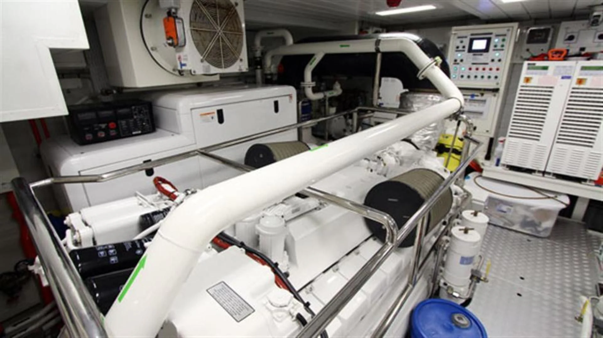 a close-up of a machine aboard LA TACHE Yacht for Sale