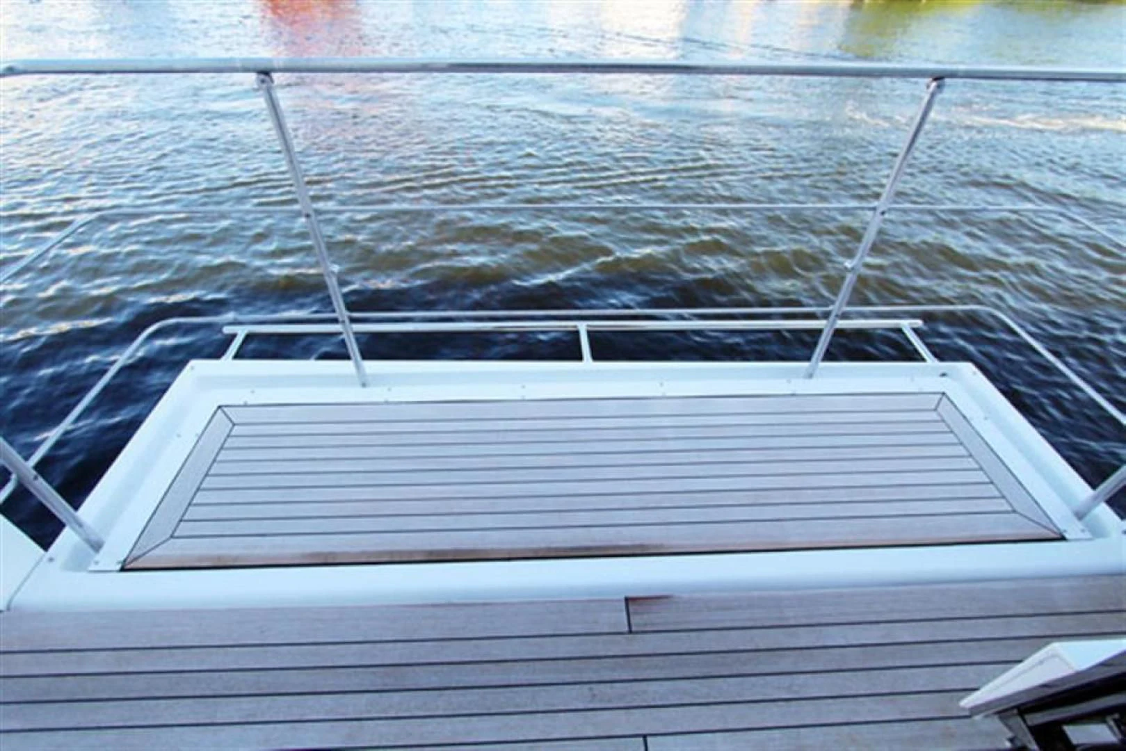 a boat on the water aboard LA TACHE Yacht for Sale