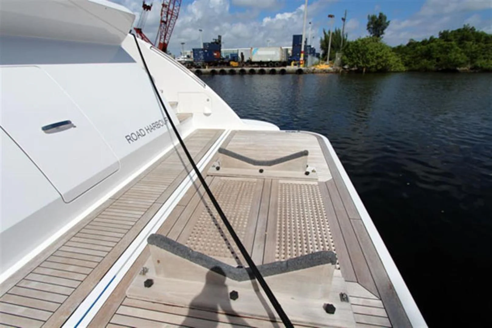 a boat on the water aboard LA TACHE Yacht for Sale