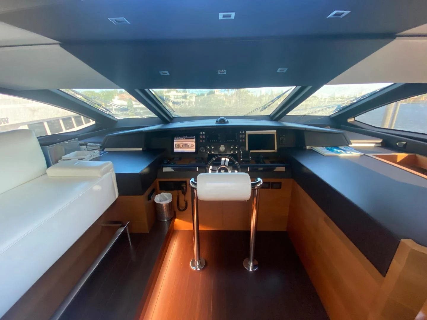 inside of a boat aboard LA TACHE Yacht for Sale