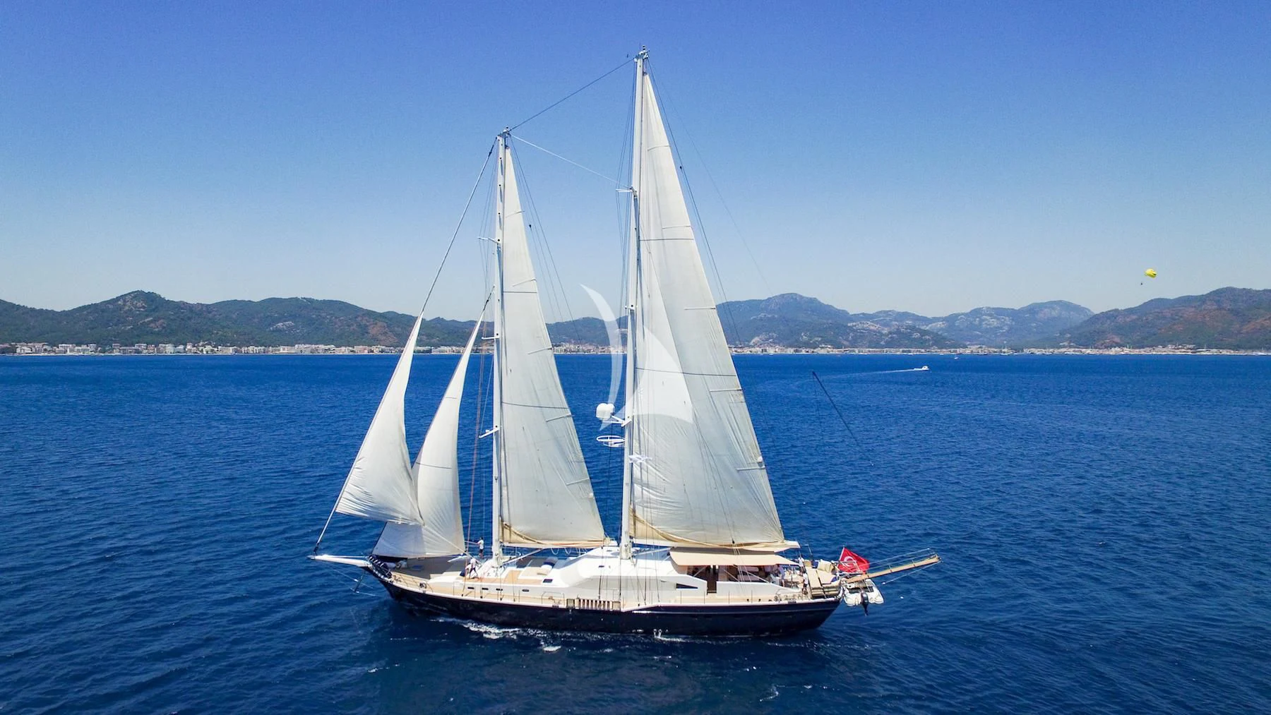 a sailboat on the water aboard UBI BENE Yacht for Charter