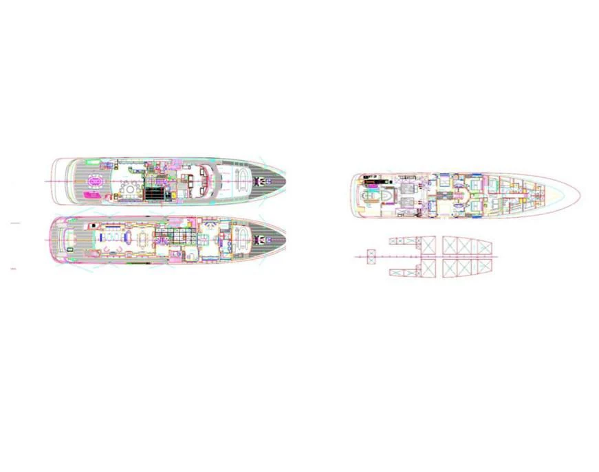 a pair of colorful earbuds aboard TIREA Yacht for Sale