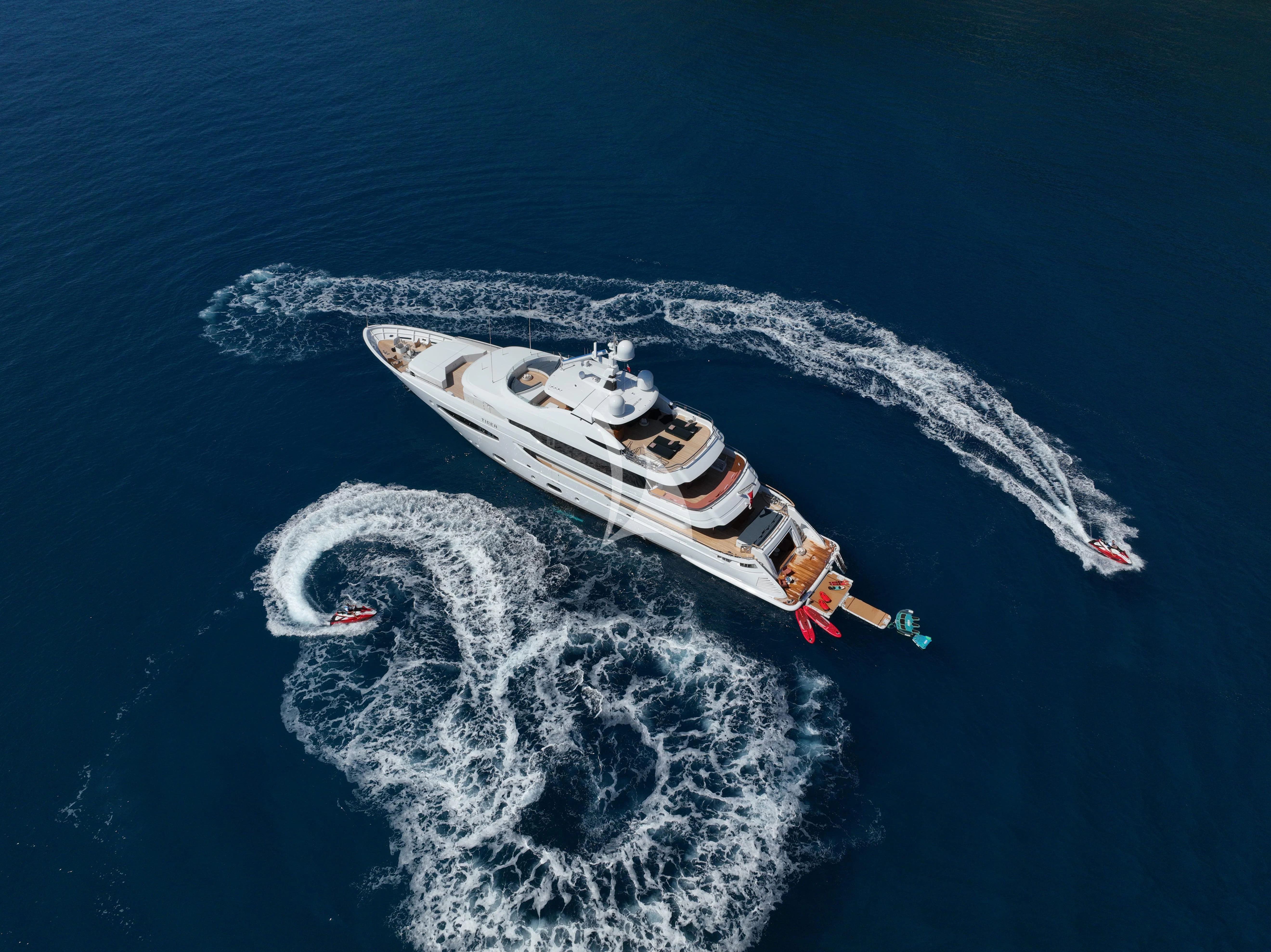 a satellite in the sky aboard TIREA Yacht for Sale