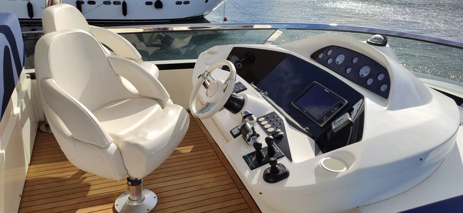 a machine on the water aboard FAMILY SPIRIT Yacht for Sale