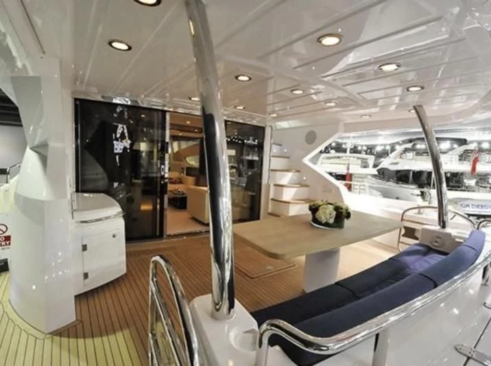 inside view of a room aboard FAMILY SPIRIT Yacht for Sale