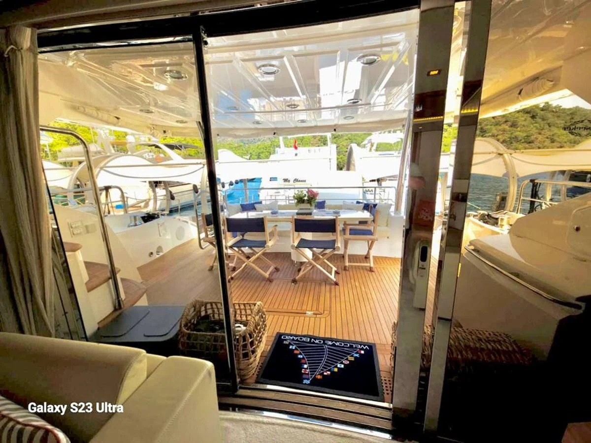 inside of a vehicle aboard FAMILY SPIRIT Yacht for Sale