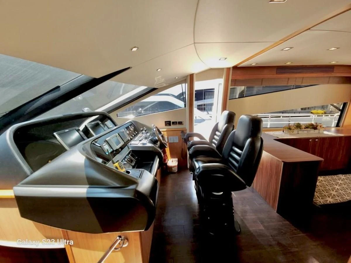 inside of a plane aboard FAMILY SPIRIT Yacht for Sale