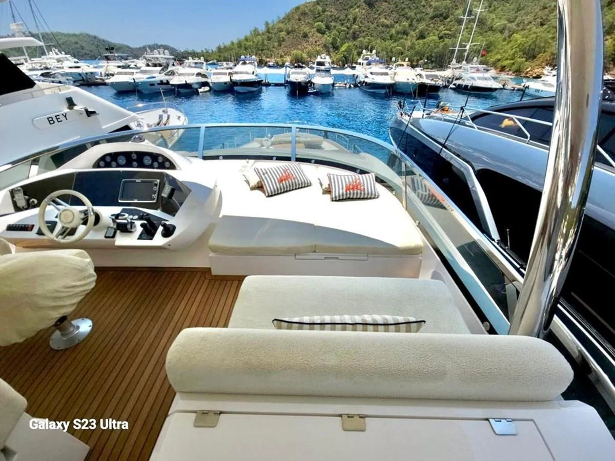 a boat with many boats in it aboard FAMILY SPIRIT Yacht for Sale