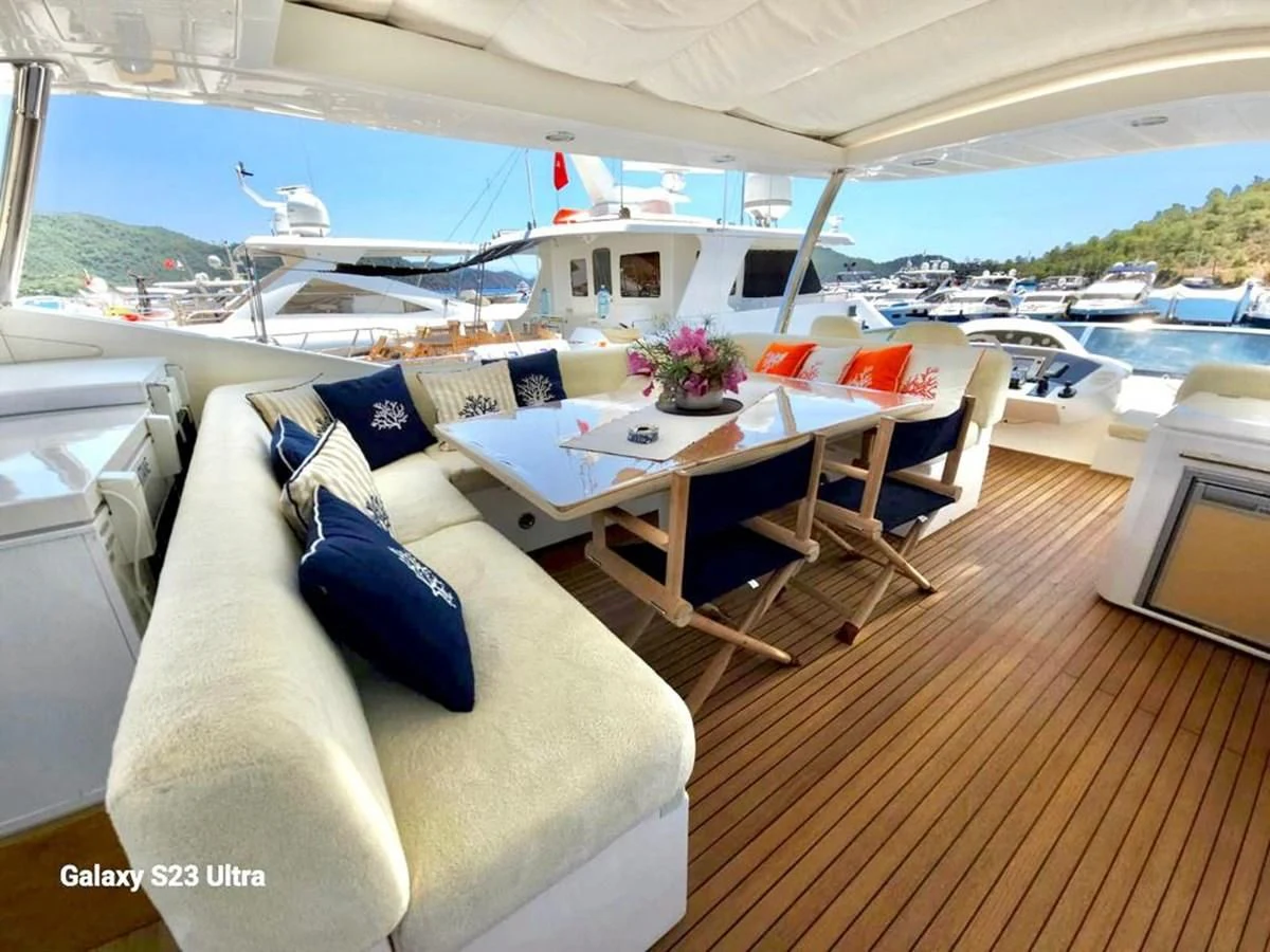 a boat on the water aboard FAMILY SPIRIT Yacht for Sale