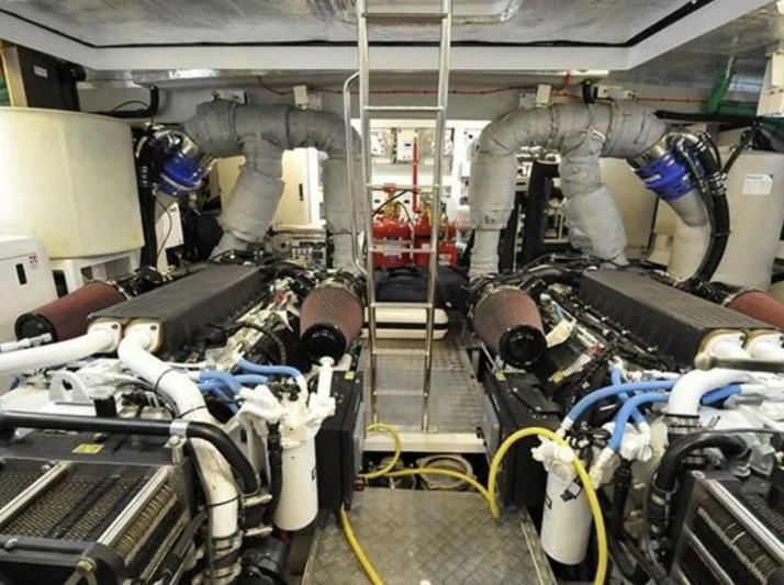 a room full of machinery aboard FAMILY SPIRIT Yacht for Sale