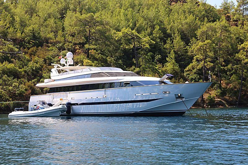 a boat on the water aboard CHRISTO HE Yacht for Sale