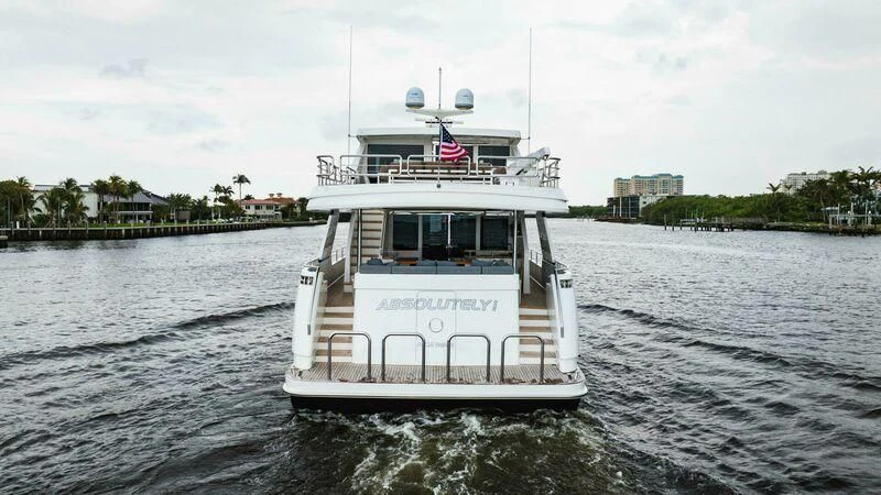 a boat on the water aboard OA Yacht for Sale