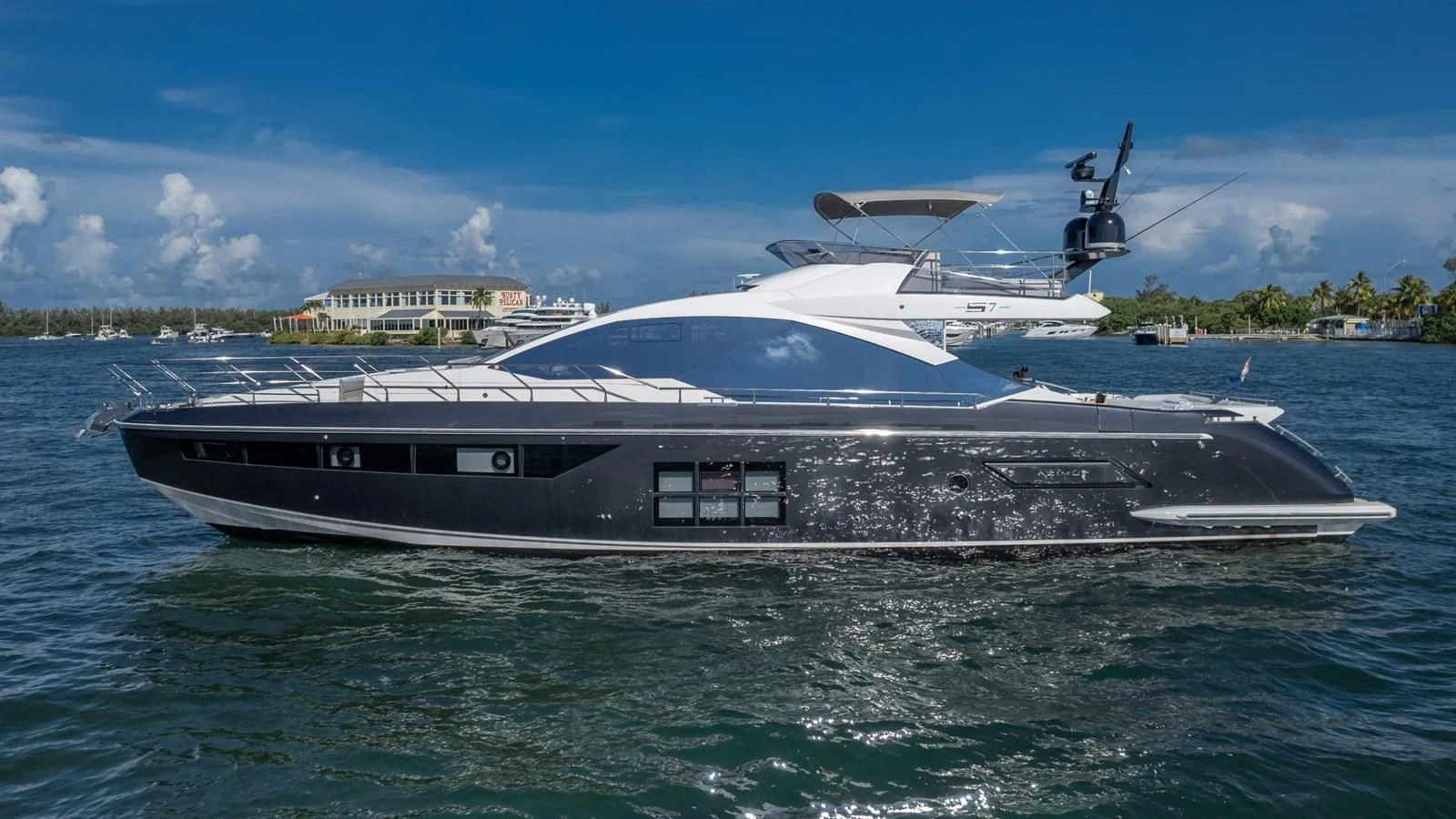 a boat on the water aboard CANDELARIA Yacht for Sale