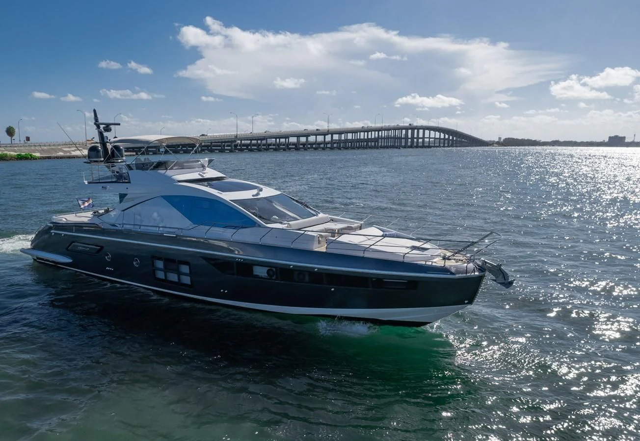a boat in the water aboard CANDELARIA Yacht for Sale