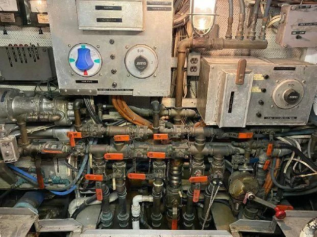 a close-up of a machine aboard YACHTS A LUCK Yacht for Sale