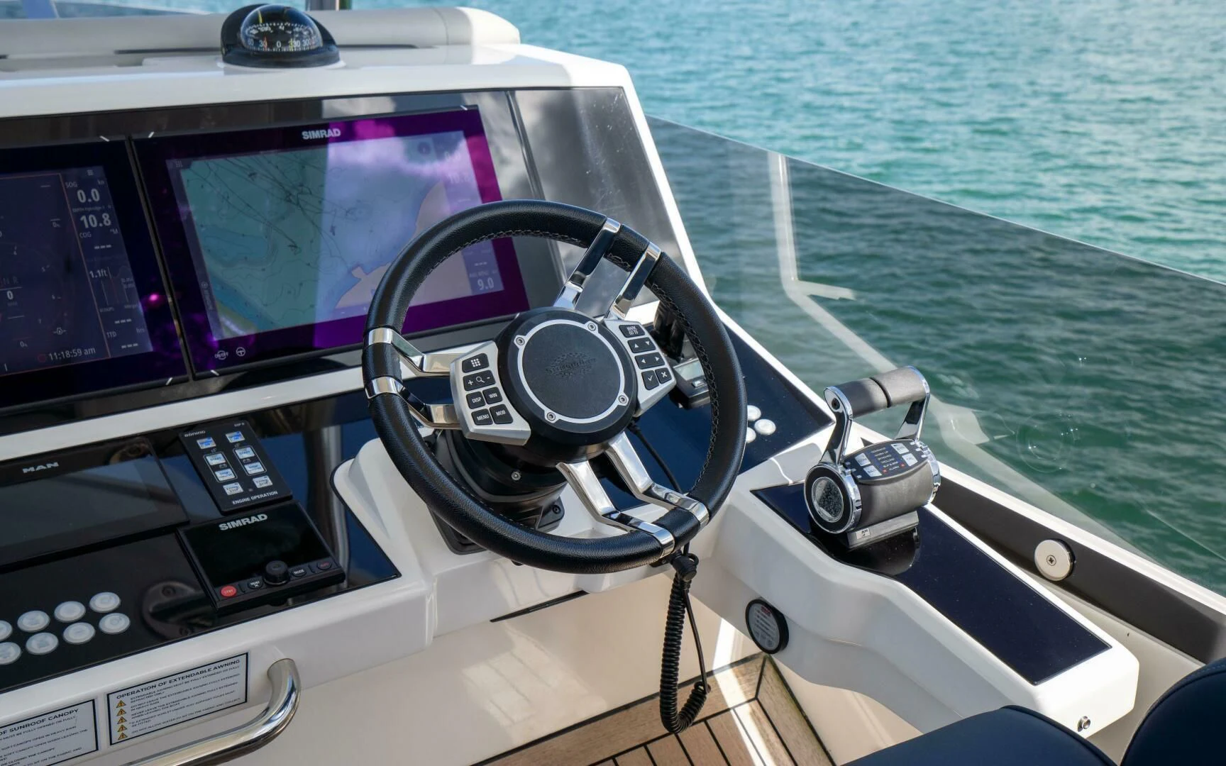 the inside of a boat aboard 4-PLAY VII Yacht for Sale