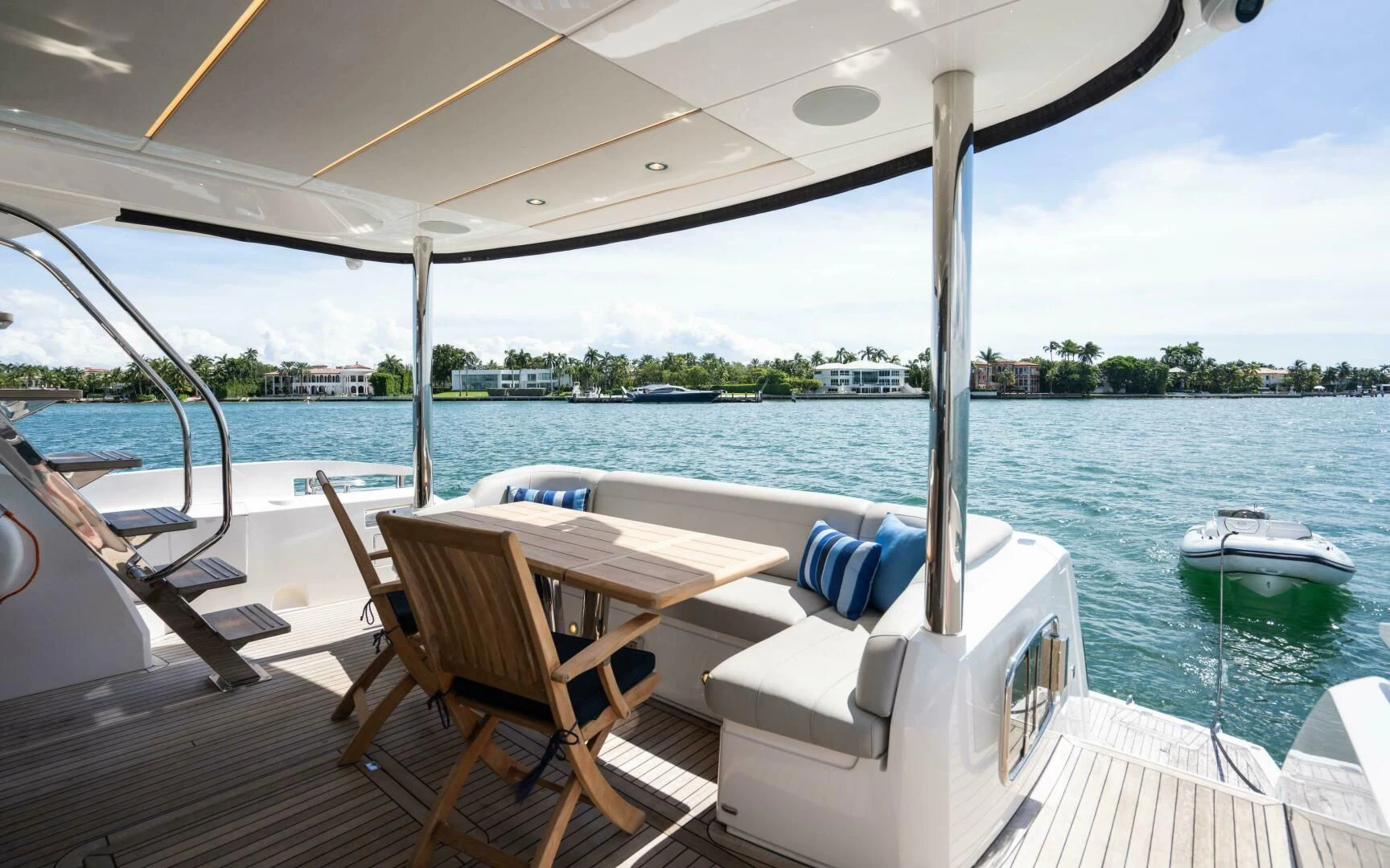 a boat on the water aboard 4-PLAY VII Yacht for Sale