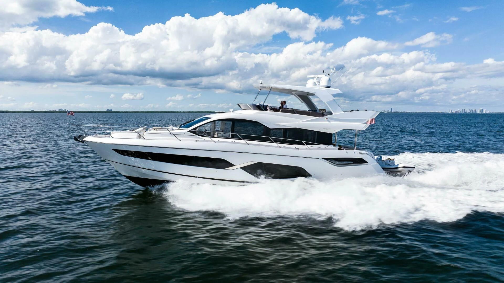 a boat on the water aboard 4-PLAY VII Yacht for Sale