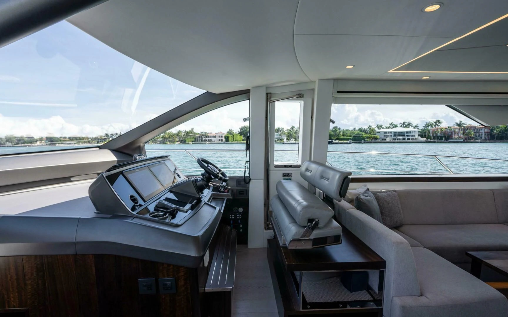 inside of a vehicle aboard 4-PLAY VII Yacht for Sale