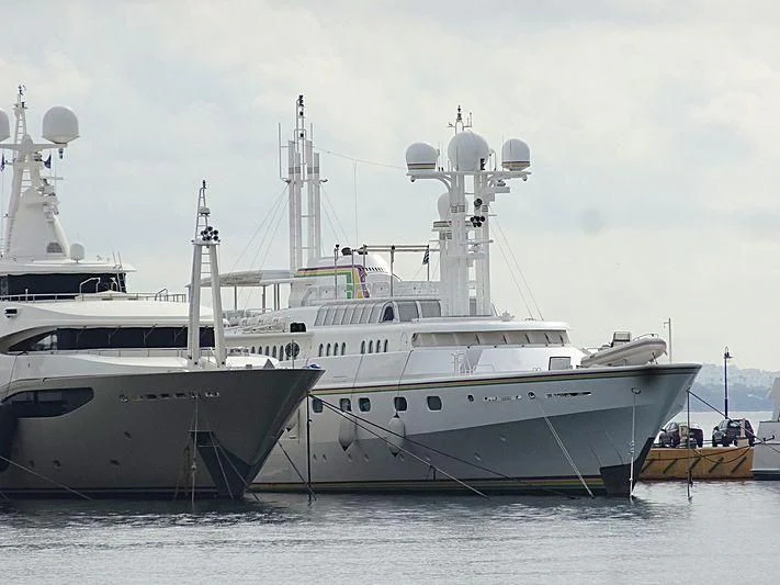 a group of boats in the water aboard CEDAR SEA II Yacht for Sale