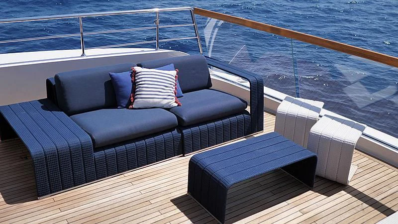 a boat on a deck aboard THIRTY EIGHT Yacht for Sale