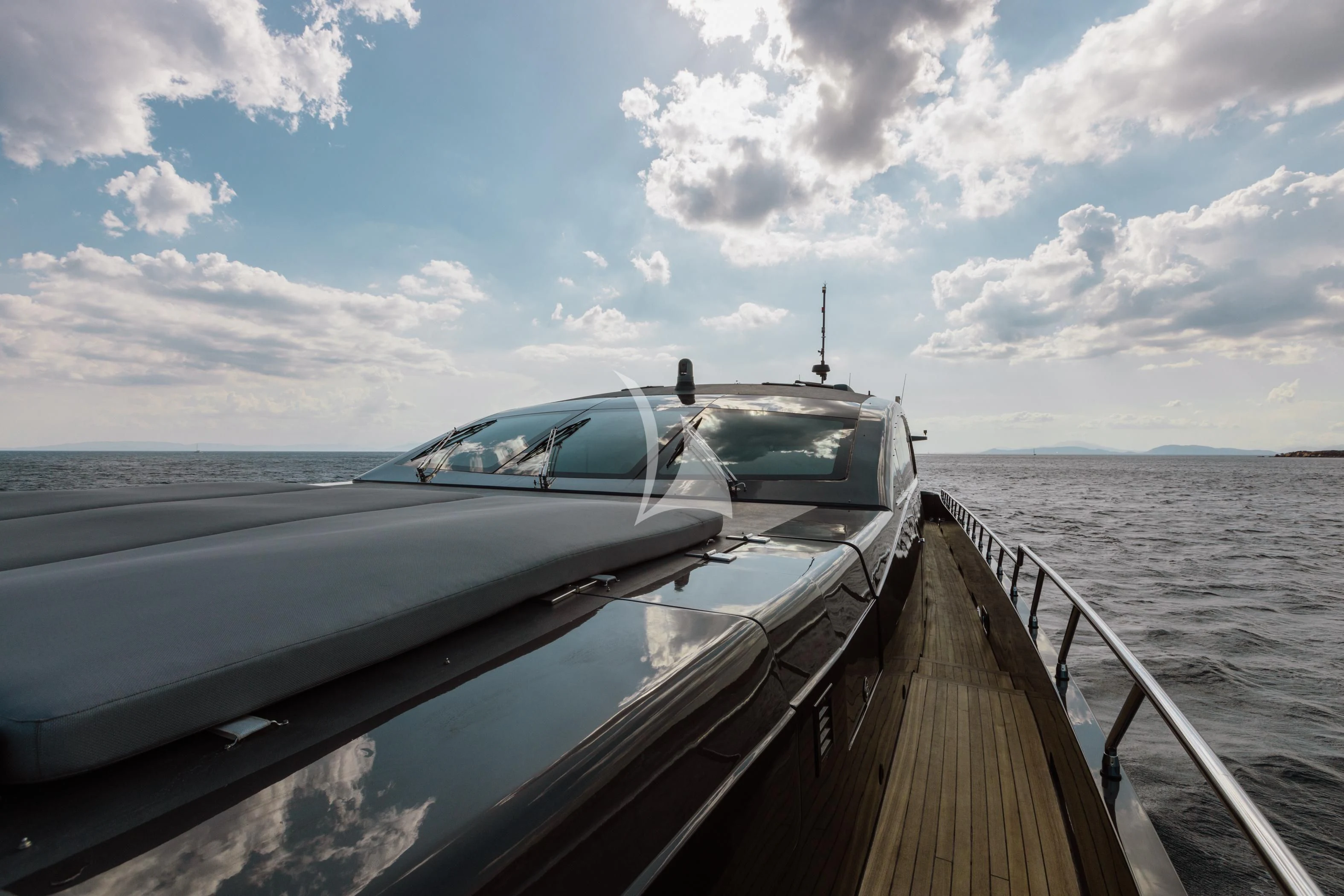 a boat on the water aboard EVA Yacht for Charter