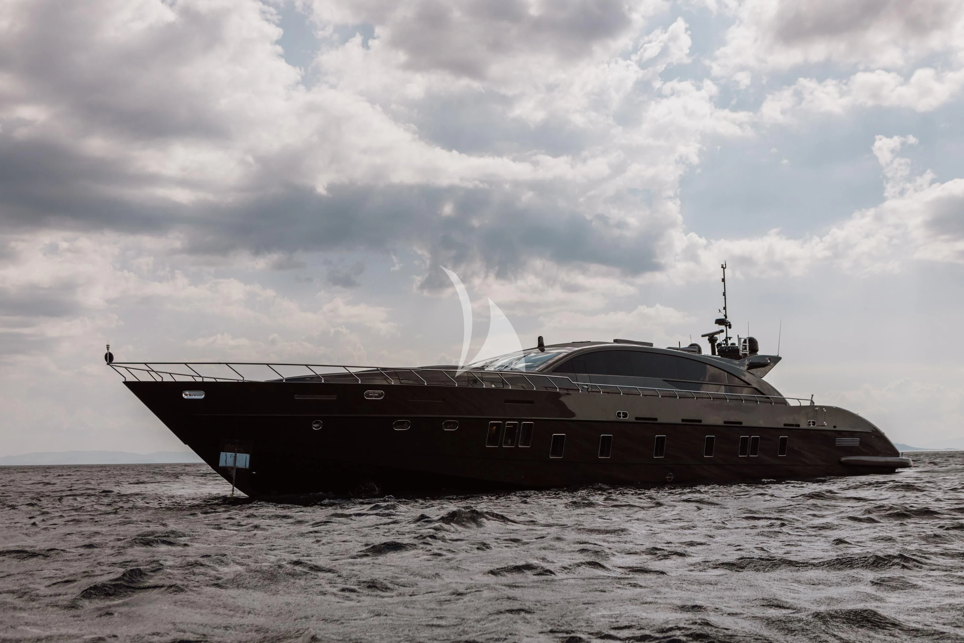 a boat on the water aboard EVA Yacht for Charter