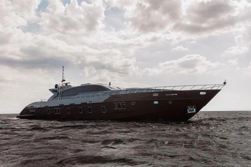 a ship on the water aboard EVA Yacht for Charter