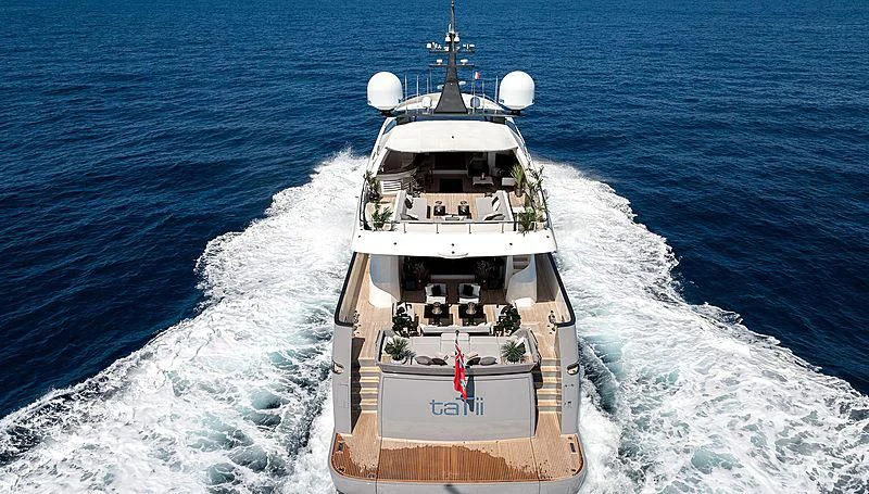 a ship in the water aboard GEMS 2 Yacht for Sale