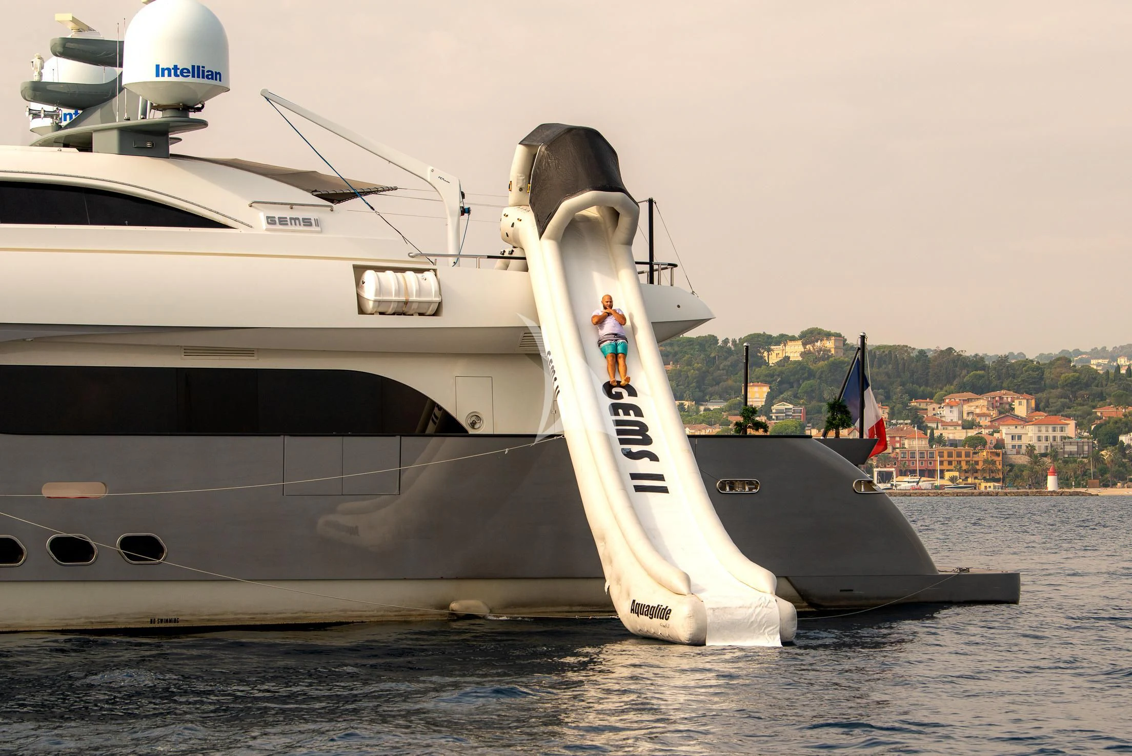 a boat on the water aboard GEMS 2 Yacht for Sale