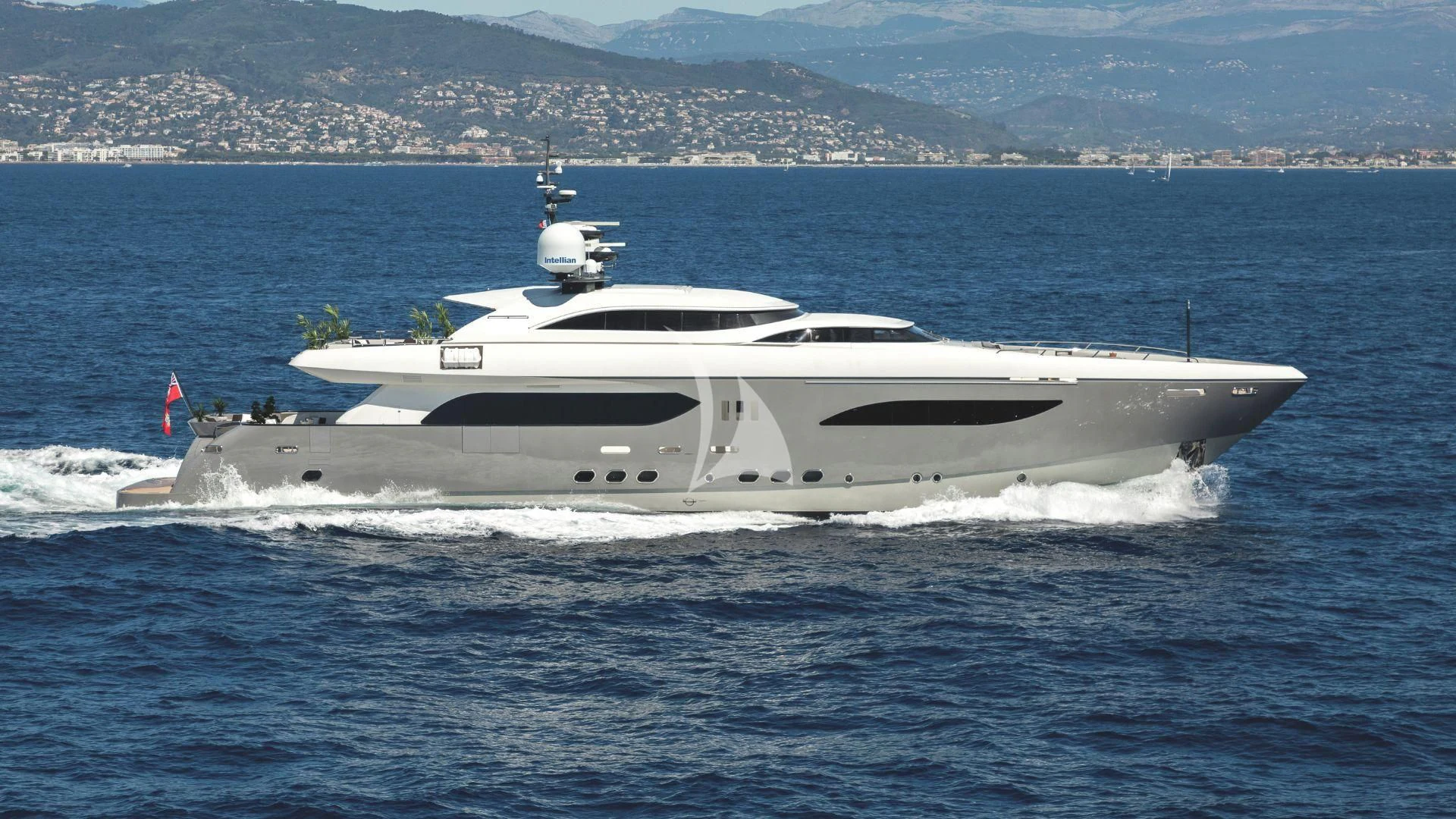 a white yacht on the water aboard GEMS 2 Yacht for Sale