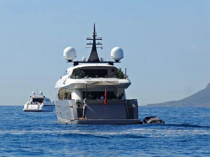 a couple of boats in the water aboard GEMS 2 Yacht for Sale