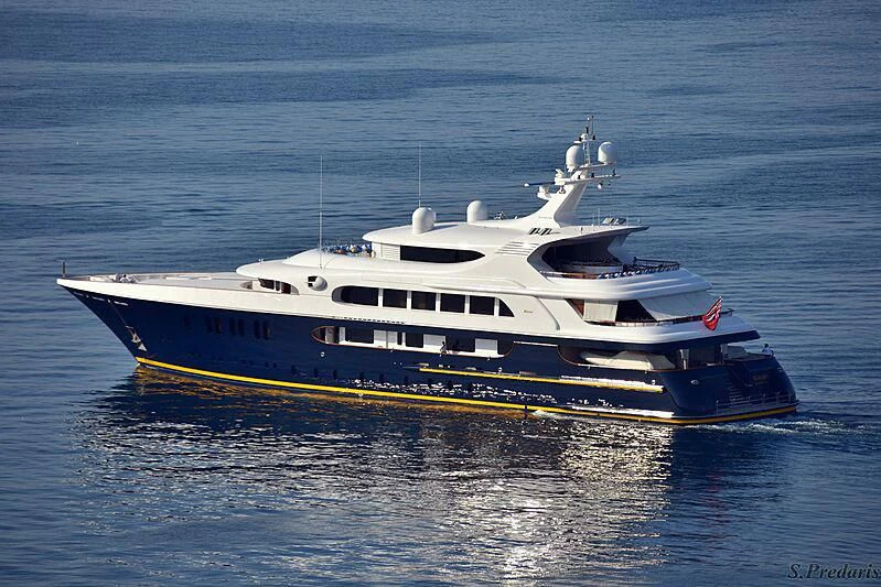a boat on the water aboard TANUSHA Yacht for Sale
