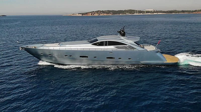 a boat on the water aboard OREA Yacht for Sale