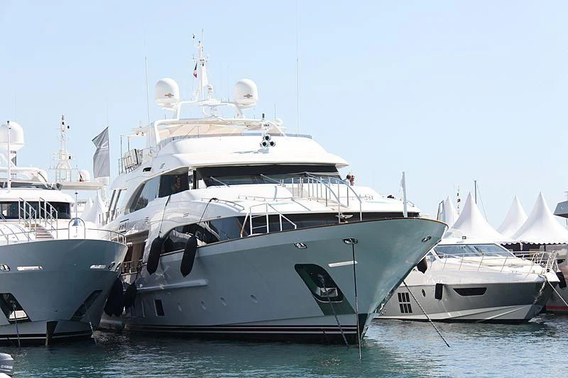 a group of boats in the water aboard ABVIOS Yacht for Sale