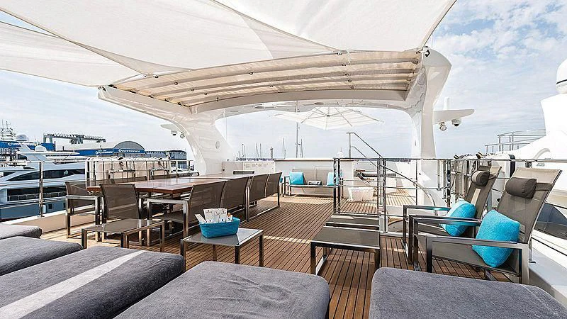 a boat on the water aboard ABVIOS Yacht for Sale